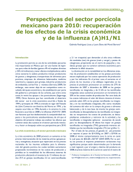 Perspectivas del sector porcícola mexicano para 2010