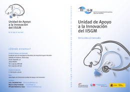 folleto unidad apoyo innovacion IISGM 2.qxd