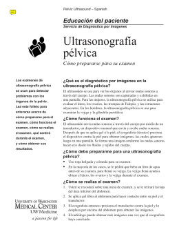 Ultrasonografía pélvica - UWMC Health On-Line