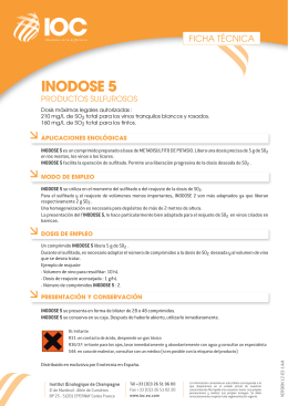 FT INODOSE 5 (ES) - Institut Oenologique de Champagne