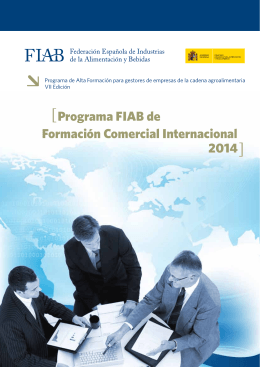 Programa de Formación Comercial Internacional