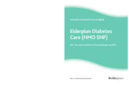 Elderplan Diabetes Care (HMO SNP)