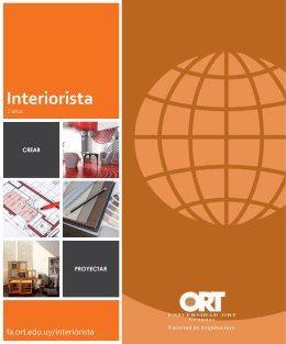 Interiorista - Inicio - Universidad ORT Uruguay