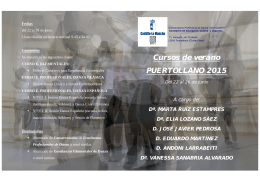Folleto cursos 2015web - CD José Granero, Puertollano