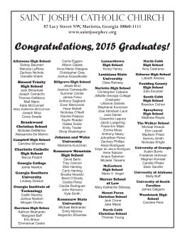 Congratulations, 2015 Graduates!