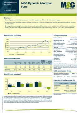 M&G Dynamic Allocation Fund - Euro A - Informe