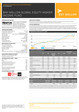 BNY MELLON GLOBAL EQUITY HIGHER INCOME FUND