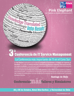 Conferencia de IT Service Management