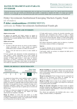 Fisher Investments Institutional Emerging Markets Equity Fund (el