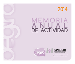 Memoria 2014 - Emakunde