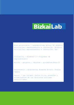 Informe Ekin-IT 2012 - Bizkailab