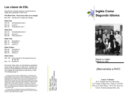 ESL brochure spanish Sp08