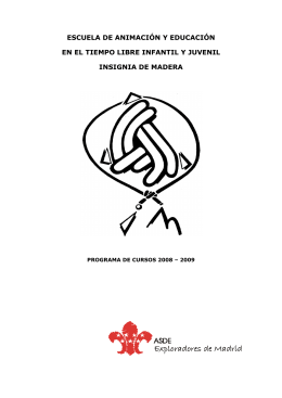 folleto 0809 - Exploradores de Madrid