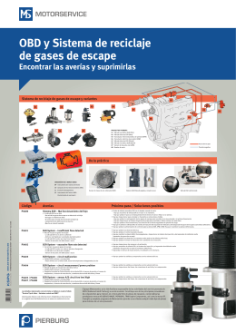 OBD y Sistema de reciclaje de gases de escape