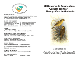 folleto 2014 - Asociación Ornitológica Las Rozas