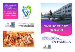 (1) Ecología en familia