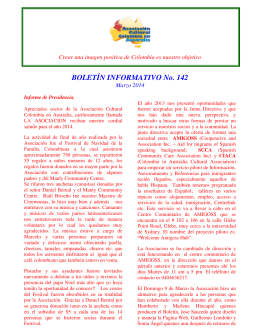 Boletín 142, Marzo 2014