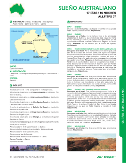 Australia 2011 Diagramacion Programa FINAL