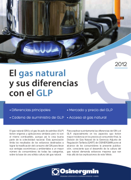 VENTAJAS DEL GAS NATURAL EN EL PERÚ a partir