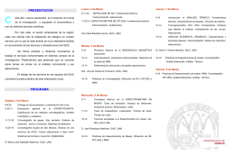 PRESENTACION PROGRAMA - Universidad de Murcia