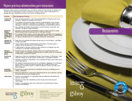 Restaurantes - City of Gilroy