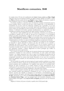 (junio 98): Manifiesto Comunista 1948.1998. Correspondencia.