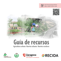 Guía de recursos: Agricultura urbana, Huertos urbanos
