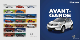Descargue el catálogo de la Nissan Murano