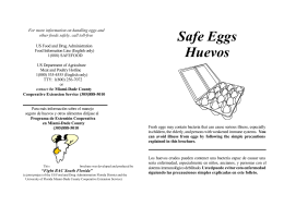 Safe Eggs Huevos - Miami-Dade County Extension Office