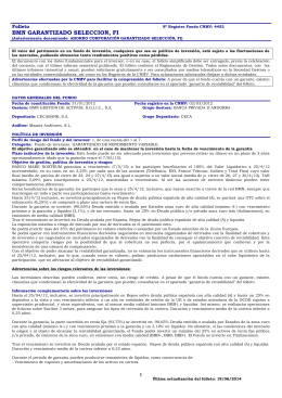 Folleto - Banco Madrid Gestión de Activos