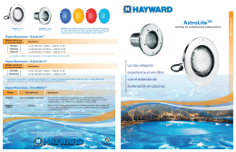 Lámpara Hayward SP 0590SL15, descarga el folleto