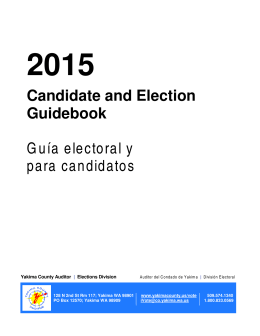 Guía electoral y para candidatos