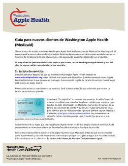 First-timers` Guide to Washington Apple Health (Medicaid)