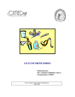 Glucocorticoides - Biblioteca de la Universidad de Costa Rica