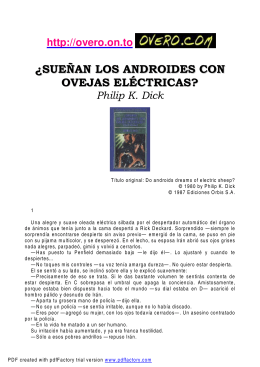 Phillip K .Dick - Sueñan Los Androides con Ovejas