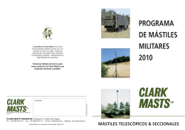 Catálogo Clark Masts "Usuarios Militares"
