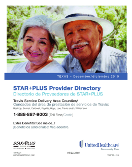 UnitedHealthcare Community Plan STAR+PLUS