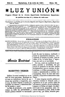 Luz y unión 19010705 - Federación Espírita Española