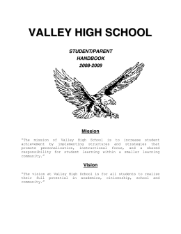 sausd/valley high school - Santa Ana Unified School District