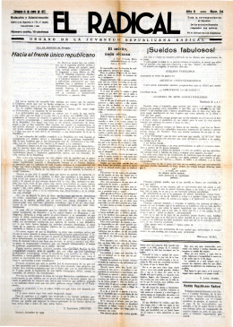 El Radical, 24 (16 de enero de 1933)