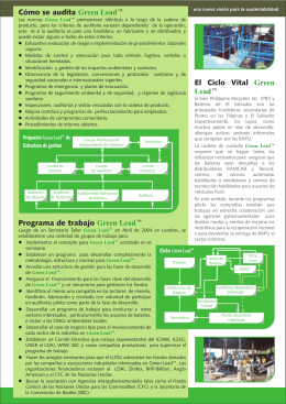 Cómo se audita Green Lead™ Programa de trabajo Green Lead