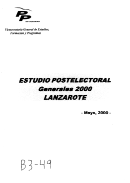 Mayo, 2000 - Centro de datos : Lanzarote