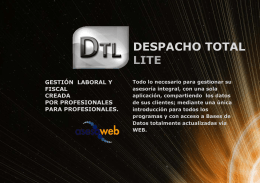 Despacho Total Lite - Asesoweb Profesional