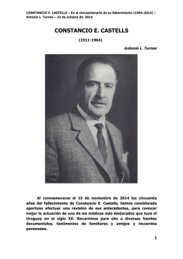 Constancio E. Castells (1911-1964)