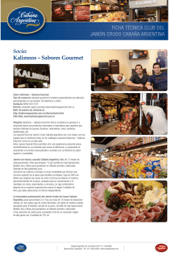Socio: Kalimnos – Sabores Gourmet