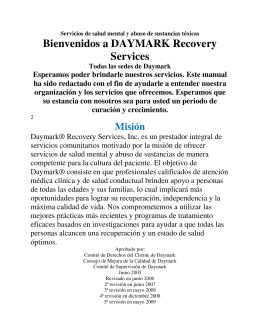 Bienvenidos a DAYMARK Recovery Services