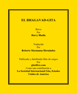 EL BHAGAVAD-GITA - International Gita Society