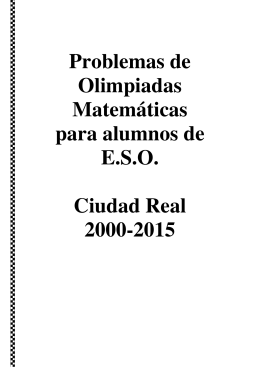 PROBLEMAS OLIMPIADAS C-REAL 2000_2015