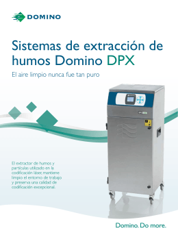 Folleto Extractor Domino DPX