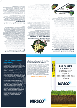 En Espanol - Pipeline Safety Brochure